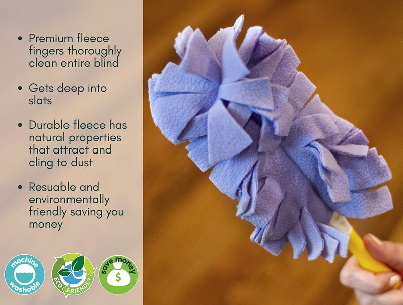 Xanitize Fleece Refills for Swiffer Hand Duster - Reusable, Dry Duster - 5-Pack Rainbow (Pastel) - Image 3